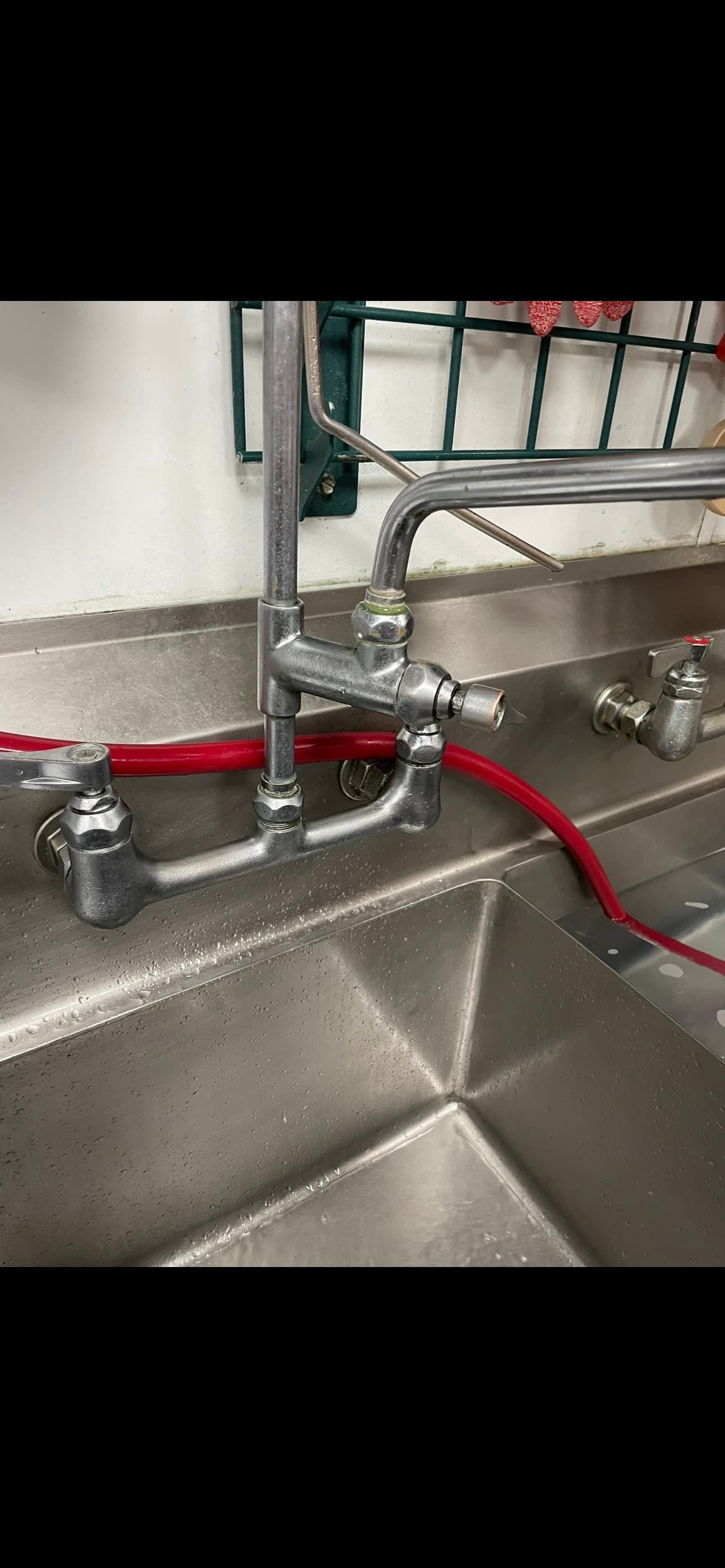 Commercial kitchen faucet and sink fixture repair for a Sonoma County business